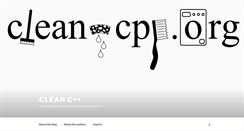 Desktop Screenshot of clean-cpp.org