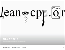 Tablet Screenshot of clean-cpp.org